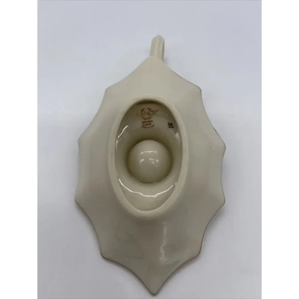 Lenox Holiday Candle Holder Holly